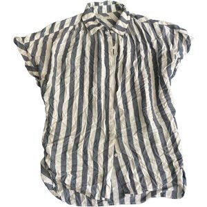 Blue Stripped Button shirt